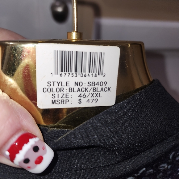 Milano Collection Men's Sequin Blazer NWT - Picture 12 of 12